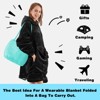 Inhand Wearable Blanket Hoodie for Adult Flannel Oversized Hoodie Sweatshirt Blanket with Pockets Birthday Gifts for Women - 4 of 4