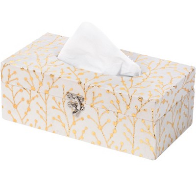 Velvet Modern Paper Facial Tissue Box Holder