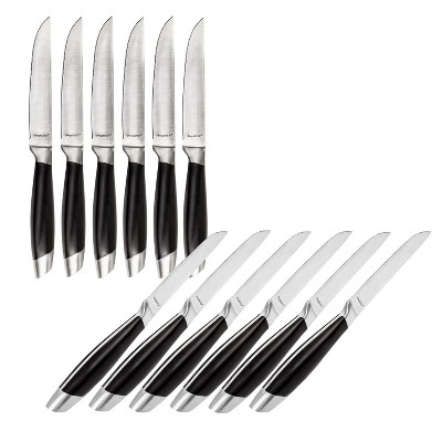 NEW】BergHOFF® CLASSIC FORGED 4.75 STEAK KNIFE - SET OF 6 (BLACK)