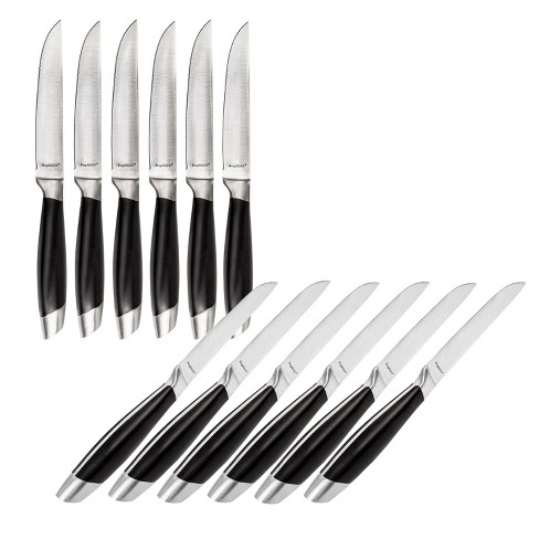 BergHOFF Pakka Wood 12-Piece Stainless Steel Steak Knife set 2220043 - The  Home Depot