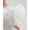 2Bunnies Girls' Organza Puff Sleeve Bow Tiered Fit & Flare Dress - image 4 of 4