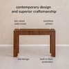 MH London Fritz 30" Solid Wood Console Table with Rectangle Top in Black - 4 of 4