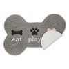 Bone Dry Stone Eat Play Love Bone Shaped Pet Mat - 2 of 4