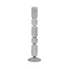 Glass Taper Candle Holder - Modern Decorative Candlestick Stand - Elegant Hand-Blown Glass Design - Home & Office Decor - 14" Black - 3 of 4