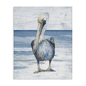Stupell Industries Rustic Nautical Pelican, 24" x 30" - 1 of 4