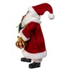 Kurt Adler 18"  Kringles Red Velvet Santa with Bag - 4 of 4
