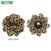 Unique Bargains Alloy Satin Fabric Big Flower Dainty Brooch Pin 1 Pc - 3 of 4