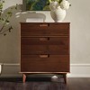 Saracina Home Mid Century Modern Wood 3 Drawer Dresser - 3 of 4