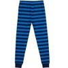 Always Jawsome Youth Boy's Blue & Black Striped Short Sleeve Shirt & Sleep Pants Set - 4 of 4