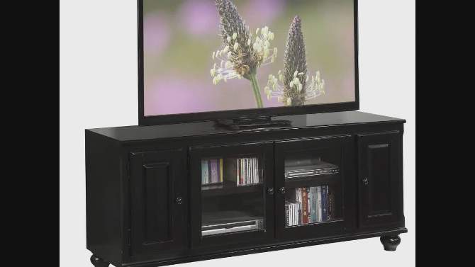 58&#34; Ferla TV Stand for TVs up to 59&#34; Black - Acme Furniture, 2 of 9, play video