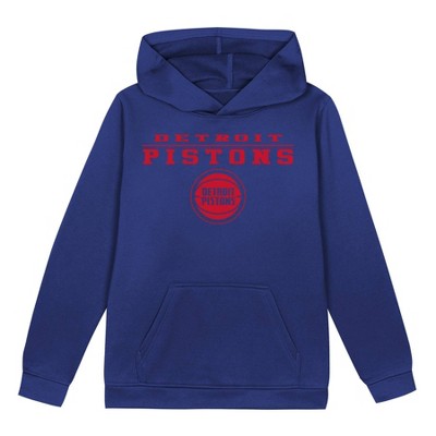 NBA Detroit Pistons Boys' Poly Hooded Sweatshirt