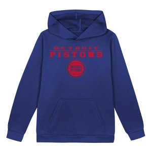 NBA Detroit Pistons Boys' Poly Hooded Sweatshirt - 1 of 1