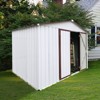 APRILSOUL 102"Metal garden sheds 8ft¡Á6ft outdoor storage sheds - 4 of 4