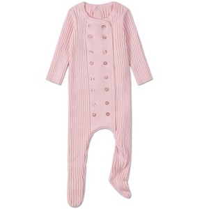 MiniMoi Baby and Toddler Sweater Rib Footie - 1 of 2
