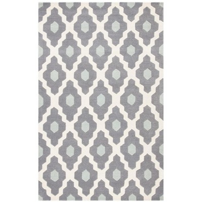 Handmade Multicolor Wool Tufted Area Rug, 4' x 6'