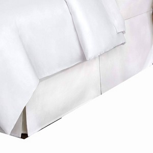 Twin 400 Thread Count Bedskirt White - Belles & Whistles