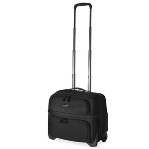 Olympia USA Elite Softside Carry On Weekender Bag - Black - 1 of 4