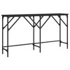 vidaXL Console Table Black 55.1 in.x11.4 in.x29.5 in. Engineered Wood - 2 of 4