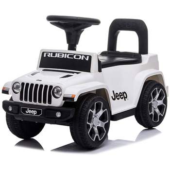 Best Ride On Cars Baby Toddler Jeep Rubicon Push Car Riding Toy Vehicle for Kids Ages 1 to 3 Years Old, White