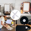 Unique Bargains Natural Wood Durable Cross-Type Structure Stable Display Stand 2 Pcs - 3 of 3