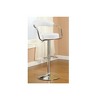 Poundex,Adjustable Height & Swivel Barstool in Faux Leather - 2 of 4