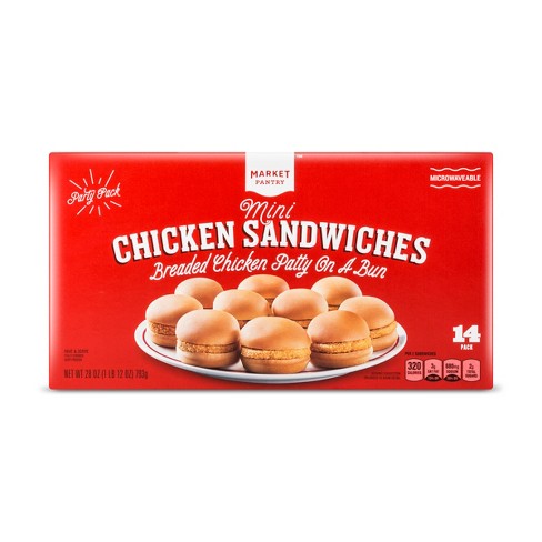 Mini Chicken Frozen Sandwiches Club 28oz Market Pantry Target