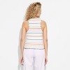Pride Adult PH by The PHLUID Project Rainbow Tank Top - White Striped - 2 of 4