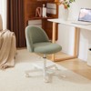 Karl Home | Soya Green Task Chair Office Desk Chair Make Up Chair With Wheels - 2 of 4