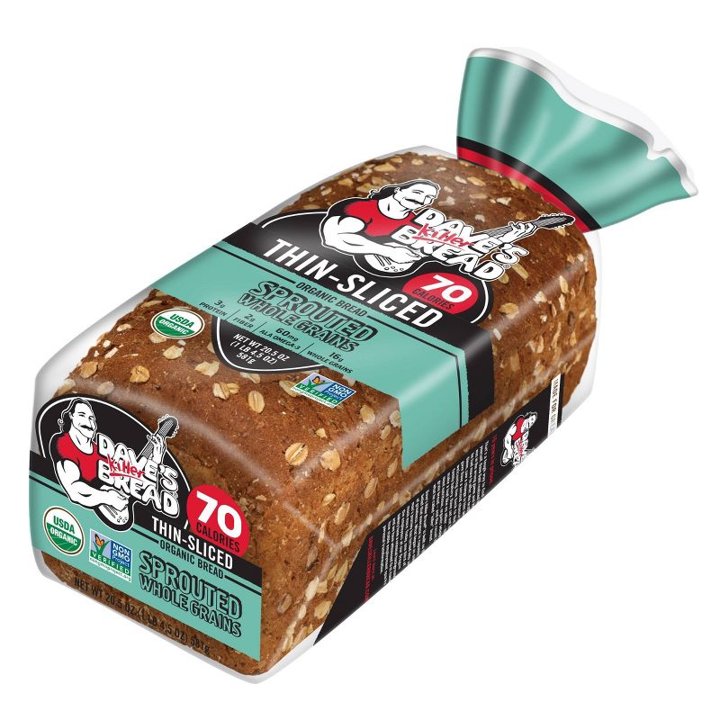 Dave&#39;s Killer Bread Sprouted Whole Grains Thin Sliced Bread - 20.5oz, 3 of 14