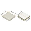 Unique Bargains Plastic Self-adhesive Smooth Square Carpeted Tile Vinyl Sliding Pads - 2 of 4