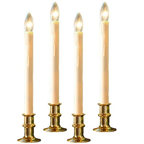 Traditional Adjustable Window Candles with Timer and Remote