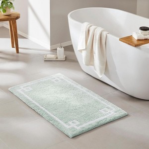 KWPZQEB Bathroom Rugs Mat, Extra Soft Cotton Tufted Bath Rugs, Latex Backing, Bath Mats for Bathroom Floor, Tub and Shower - 1 of 4