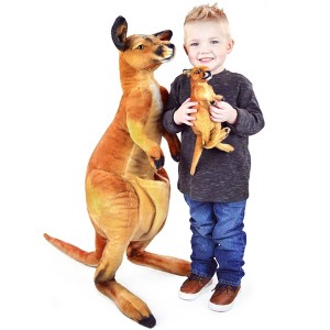 Kari The Kangaroo and Joey - 38 Inch Stuffed Animal Plush - By Viahart - 1 of 4