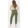 Women's High Waist Elastic Wb Zipper Fly W/ Double Cuff Joggers - Judy Blue - 2 of 4