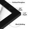 Americanflat 8x8 Picture Frame with Polished Plexiglass - Set of 12 - Signature Collection - Picture Frames with Engineered Wood - Black - 3 of 4