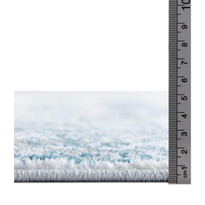 Casino Sofia Light Blue 5' 3" x 8' Rectangular Easy-Care Rug