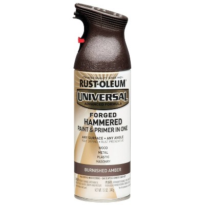 Rust-Oleum 6pk 12oz Universal Hammered Spray Paint Dark Brown
