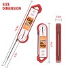 ThermoPro Digital Meat Thermometer TP19HW Waterproof Food Thermometer, Candy Cooking Grill Kitchen Thermometer with Magnet - 3 of 4