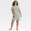 Women's Cloud Knit Pajama T-Shirt Dress - Auden™ - 3 of 4