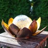 Moonelit Creations Lotus Flower Solar LED Garden Light Stake Gold - 2 of 4