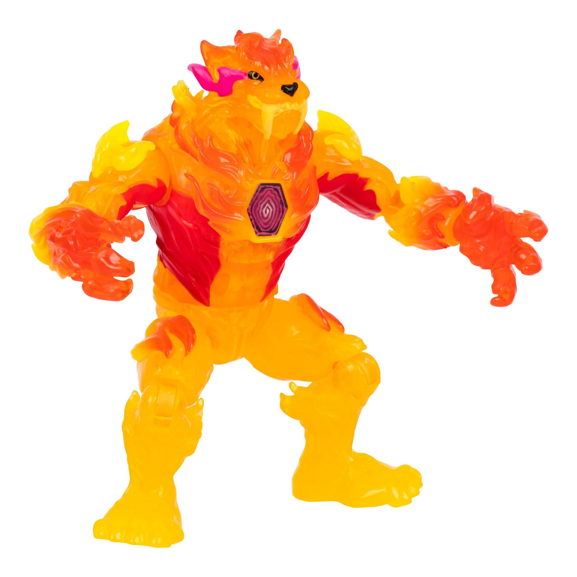 MrBeast Lab Mutators Mutation Chamber Flame Panther Action Figure