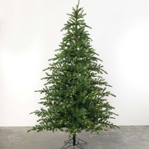 Sullivans 7'5" Prelit Pine Artificial Tree, Green - 1 of 3