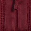 Lands' End Women's Long Sleeve Waffle Quarter Zip Pullover - 4 of 4