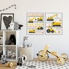 Stupell Industries Construction Zone Trucks & Phrases 2pc Framed Giclee Art Set - 2 of 4