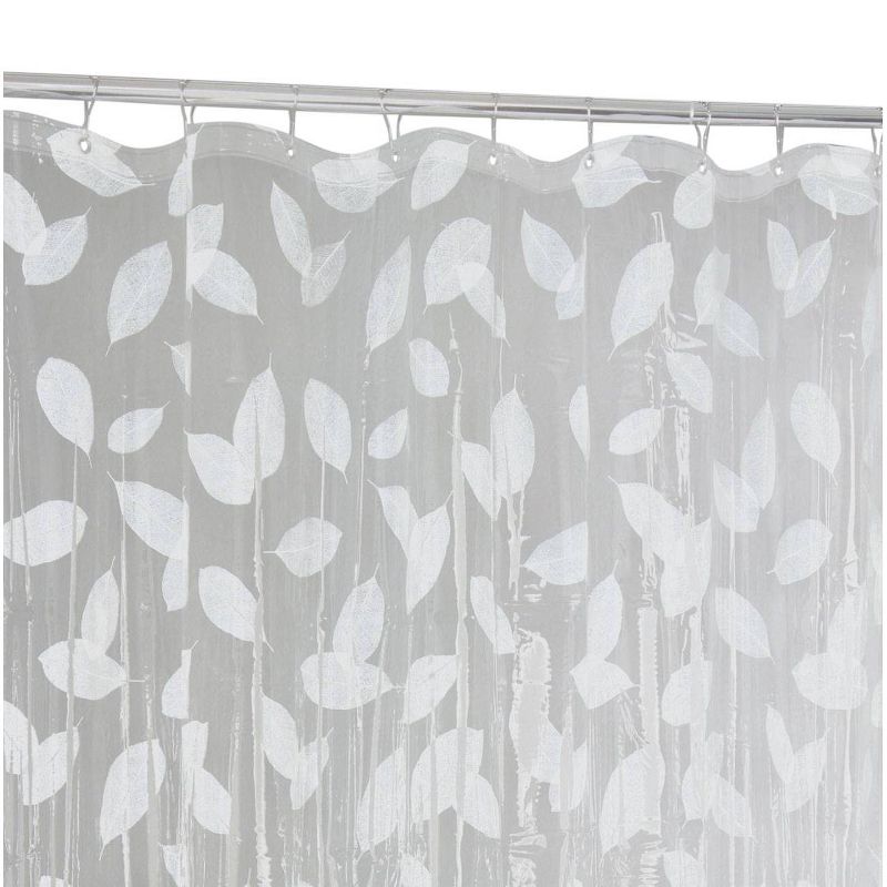 Harvest Leaf Shower Curtain White/Clear - Moda at Home, 5 of 6