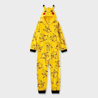 Boys' Pokémon Pikachu Union Suit - Yellow M