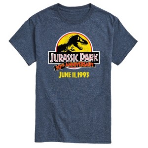 Men's - Jurassic Park - 30Th Logo Short Sleeve Graphic T-Shirt - 1 of 4