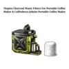 Nispira Activated Carbon Water Filter Replacement Compatible with Portable Coffee Maker COFFEEBOXX Jobsite Singel Serve, 6 Filters - 2 of 2