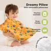 KeaBabies Toddler Pillow with Pillowcase, 13X18 Soft Organic Cotton Toddler Pillows for Sleeping, Kids Travel Pillow Age 2-5 - 4 of 4