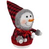 Northlight Jolly Baby Snowman with Plaid Coat Christmas Figurine - 7.5" - 3 of 4